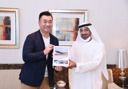 Meeting Sheikh Ahmed Emirates