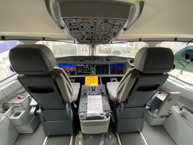 JetBlue A220-300 Cockpit