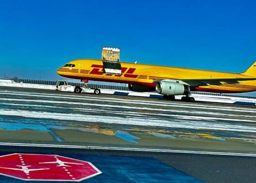 DHL B757 Returns to Leipzig After Main Cargo Door Opened After Take-Off