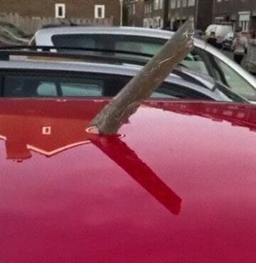 Engine Blades of Longtail B744F Fell Over a Village