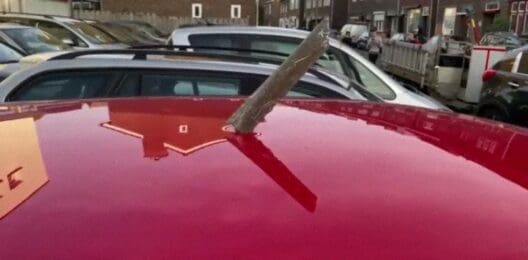 Engine Blades of Longtail B744F Fell Over a Village