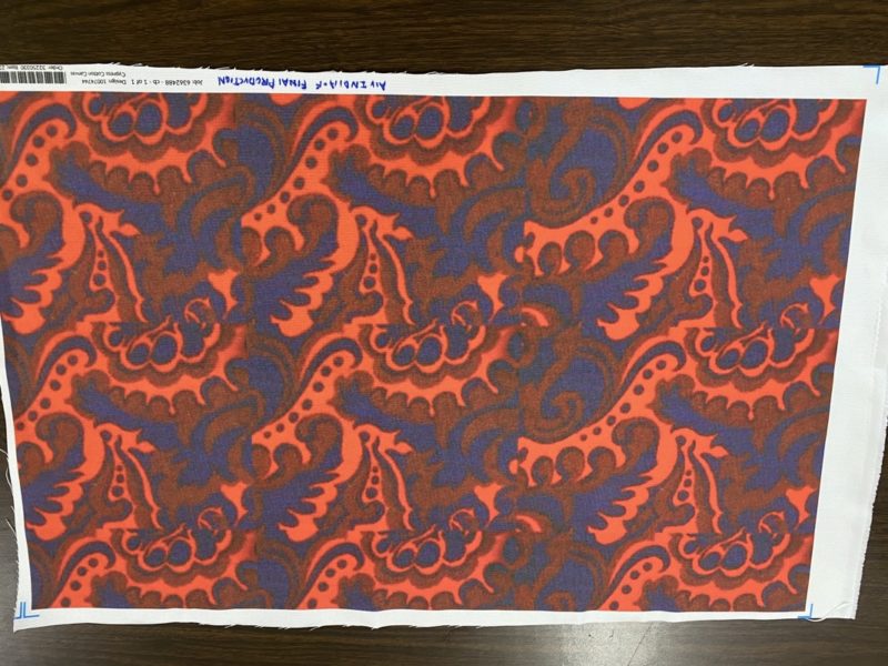 a piece of paper with a pattern on it