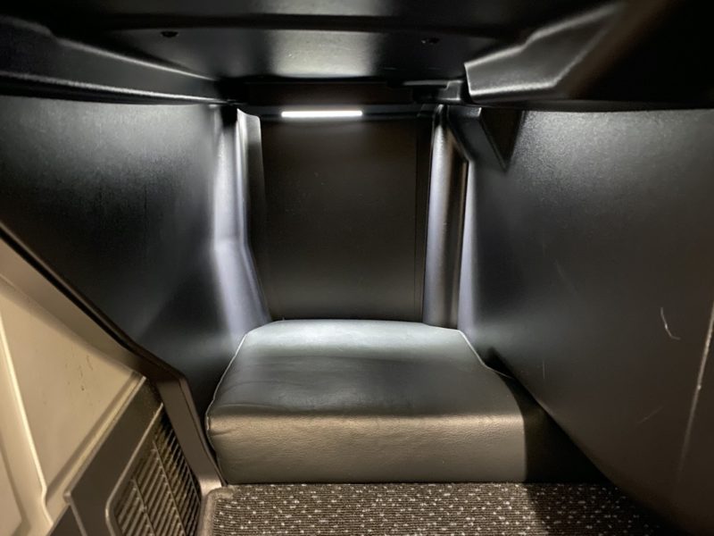 a seat inside a room