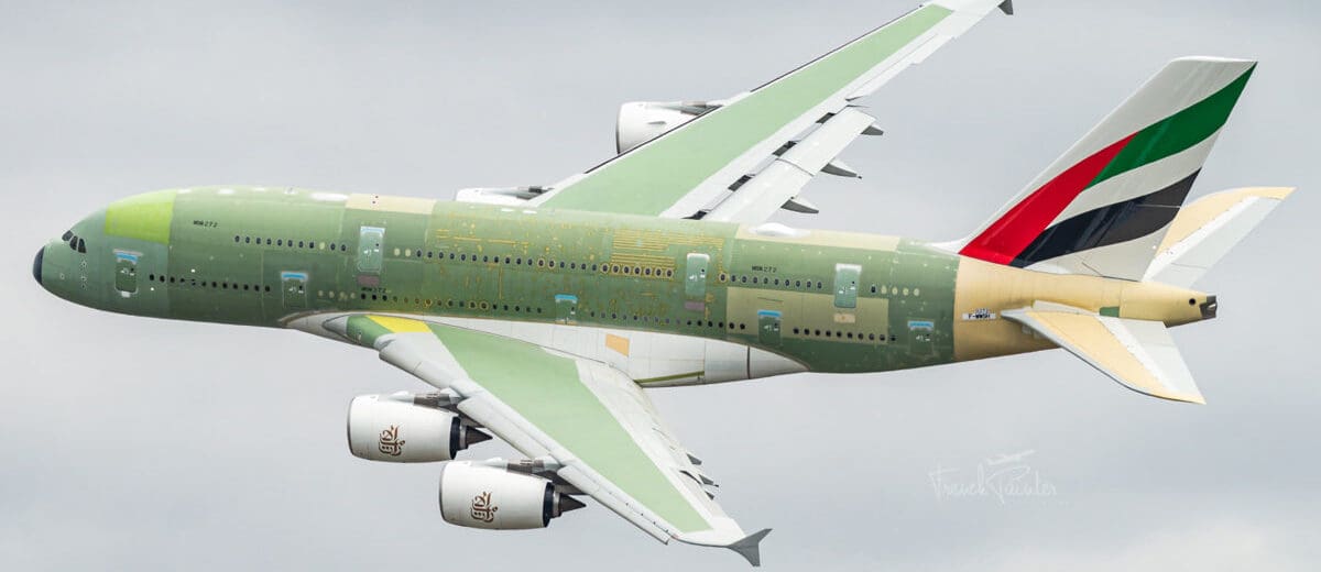 Last Ever Built Airbus A380 Leaves Toulouse