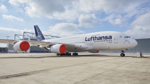 Lufthansa Airbus A380 Storage