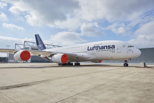 Lufthansa Airbus A380 Storage