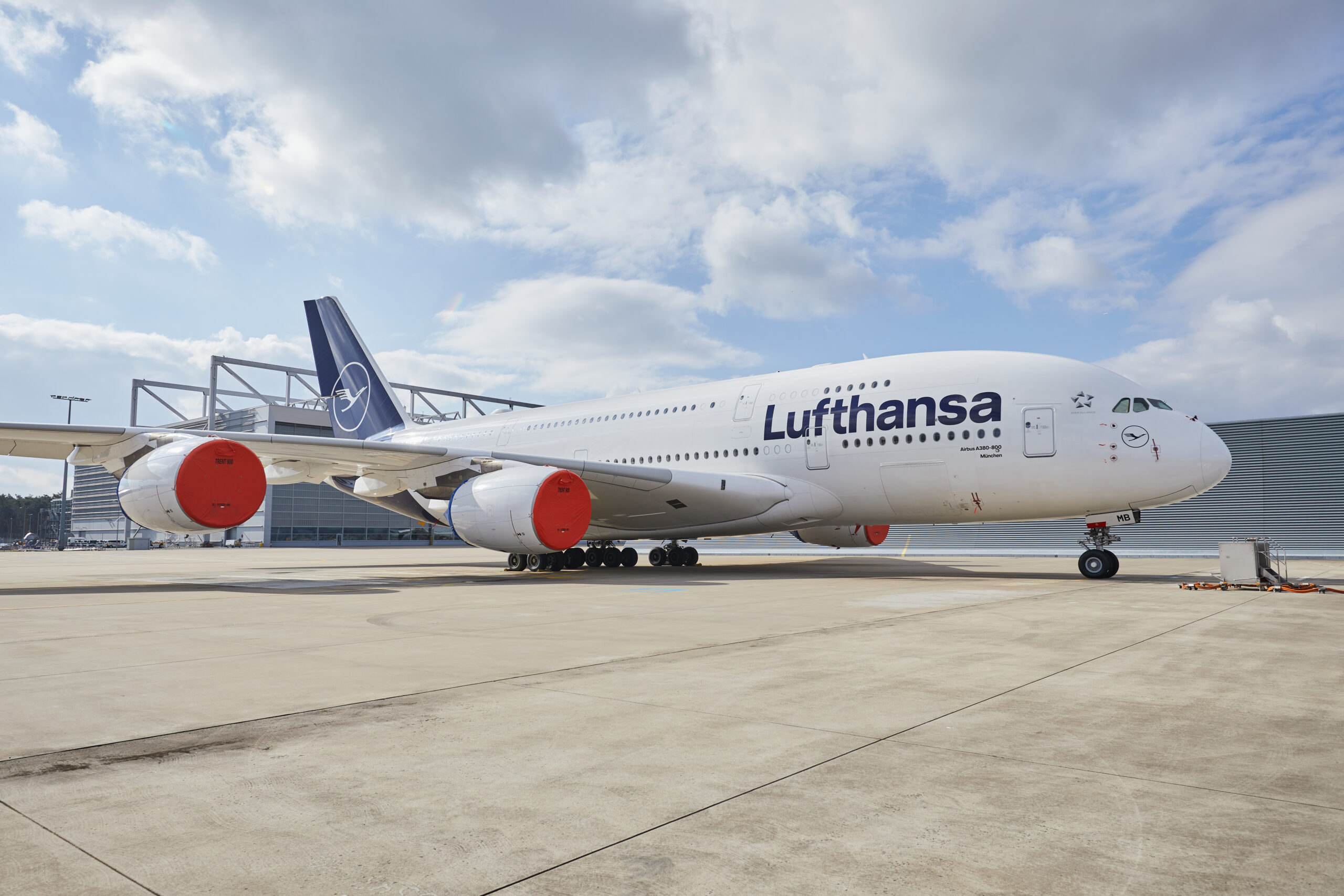 Lufthansa Airbus A380 Storage
