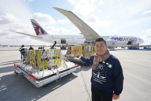 Flying Lions Qatar Airways