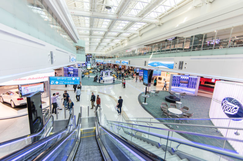 Concourse D at Dubai Int'l (DXB)