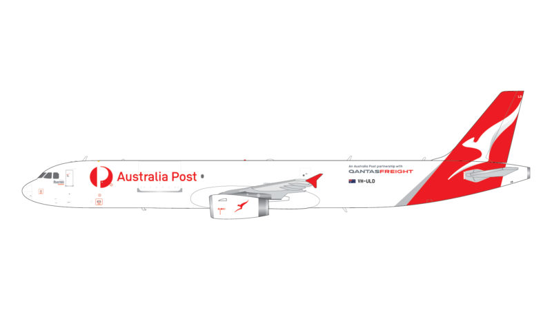 GeminiJets G2QFA940 1:200 Qantas Freight Airbus A321P2F VH-ULD