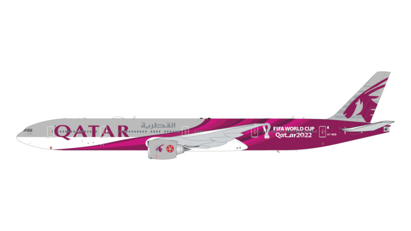 GeminiJets G2QTR972 1:200 Qatar Airways 777-300ER "FIFA World Cup 2022" A7-BEB