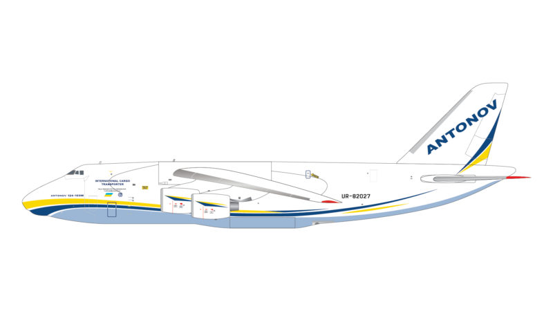 GeminiJets GJADB1989 1:400 Antonov Design Bureau AN-124 UR-82027