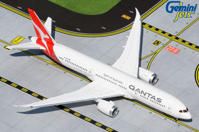 GeminiJets GJQFA1995 1:400 Qantas Boeing 787-9 Dreamliner VH-ZNK