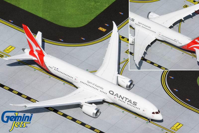 GeminiJets GJQFA1995F 1:400 Qantas 787-9 Dreamliner (Flaps/Slats Extended) VH-ZNK