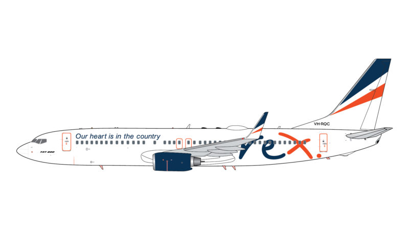 GeminiJets GJRXA1985 1:400 REX Regional Express Boeing 737-800 VH-RQC