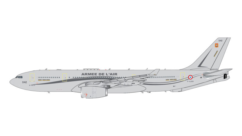 GeminiJets GMFAF105 1:400 French Air Force Airbus A330 MRTT Voyager F-UJCH