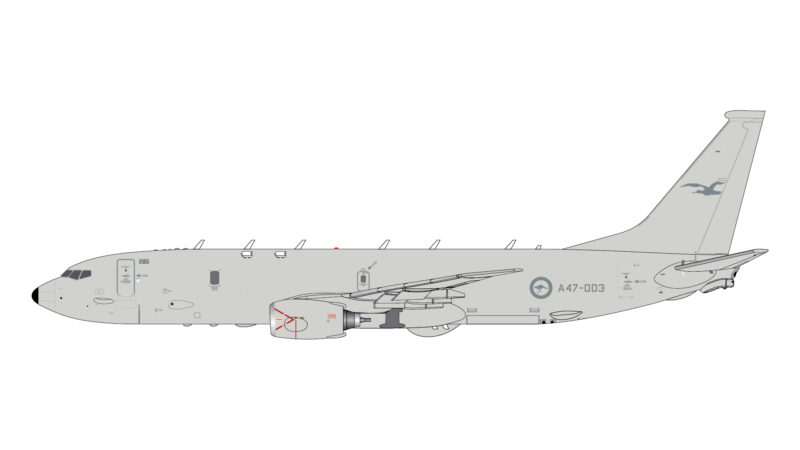 GeminiJets GMRAA106 1:400 Royal Australia Air Force P-8A Poseidon A47-003