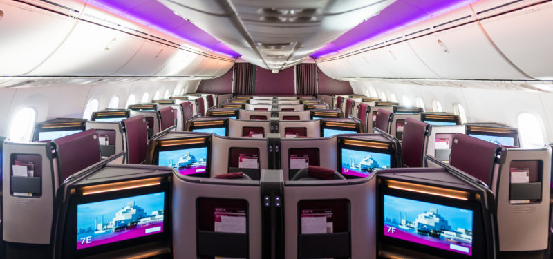 Qatar Airways 787-9 New Business Class Suite