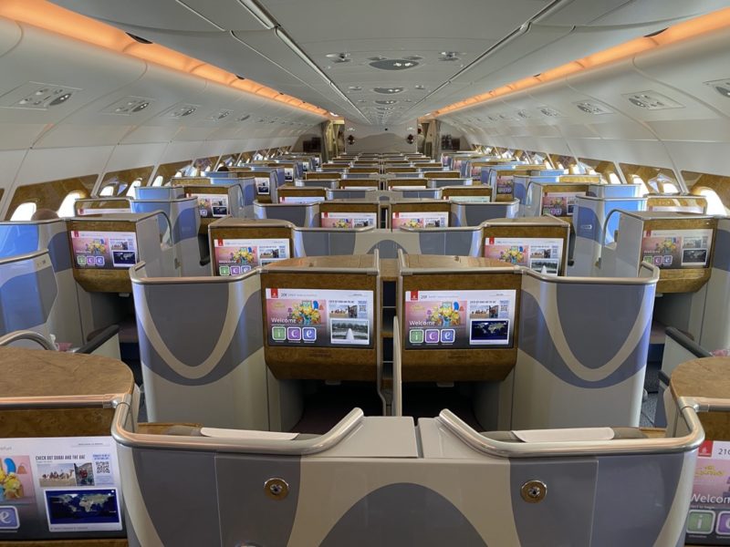 Mængde penge Kælder Logisk Trip Report: Emirates A380 Business Class - What are the Changes?