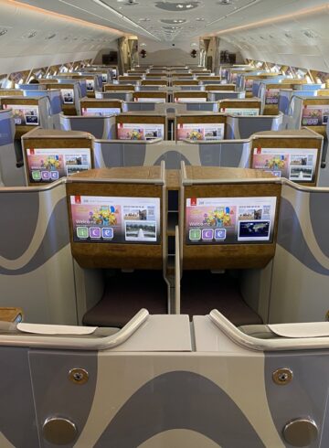 Emirates A380 Business Class