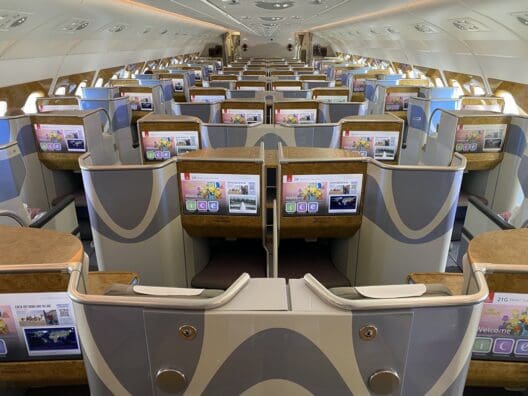 Emirates A380 Business Class
