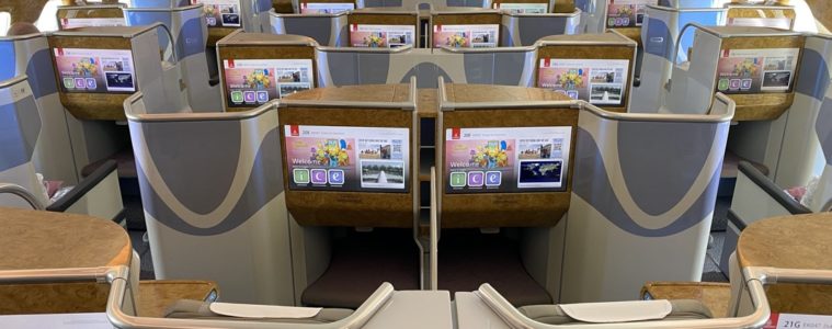 Emirates A380 Business Class