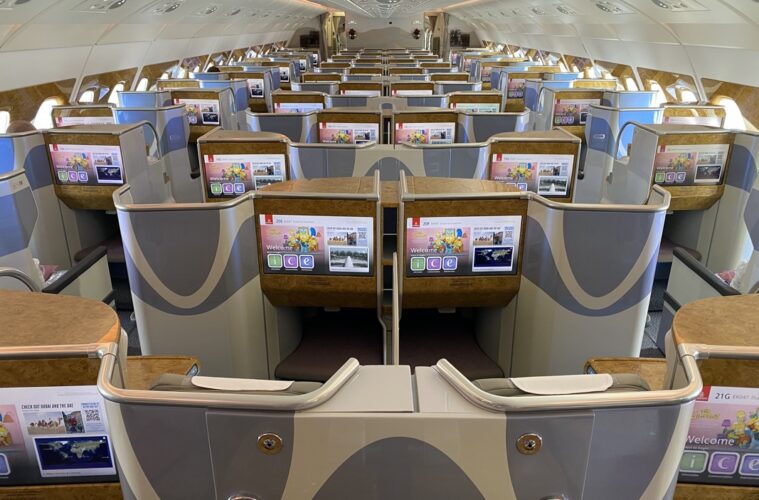 Emirates A380 Business Class