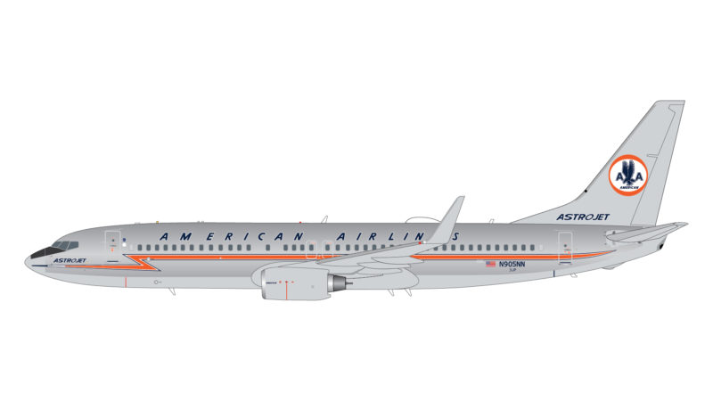 GeminiJets G2AAL990 1:200 American Airlines Boeing 737-800 "Astrojet" N905NN