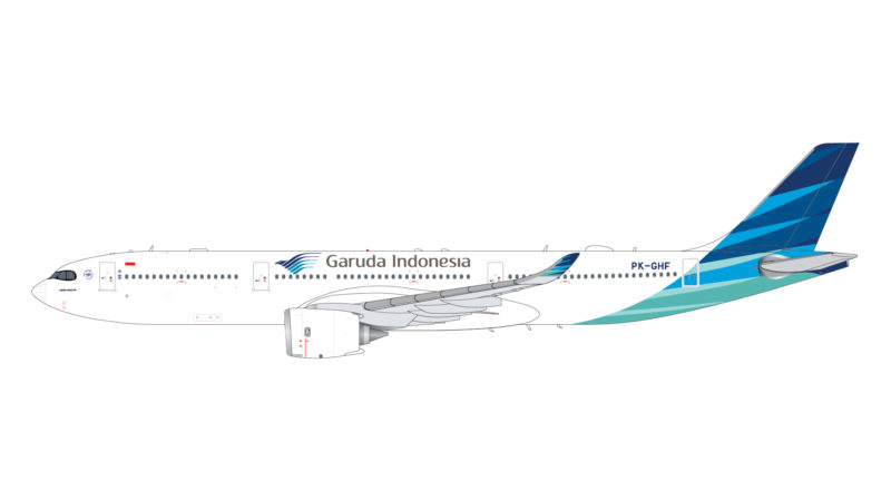 GeminiJets G2GIA969 1:200 Garuda Indonesia Airbus A330-900neo PK-GHF
