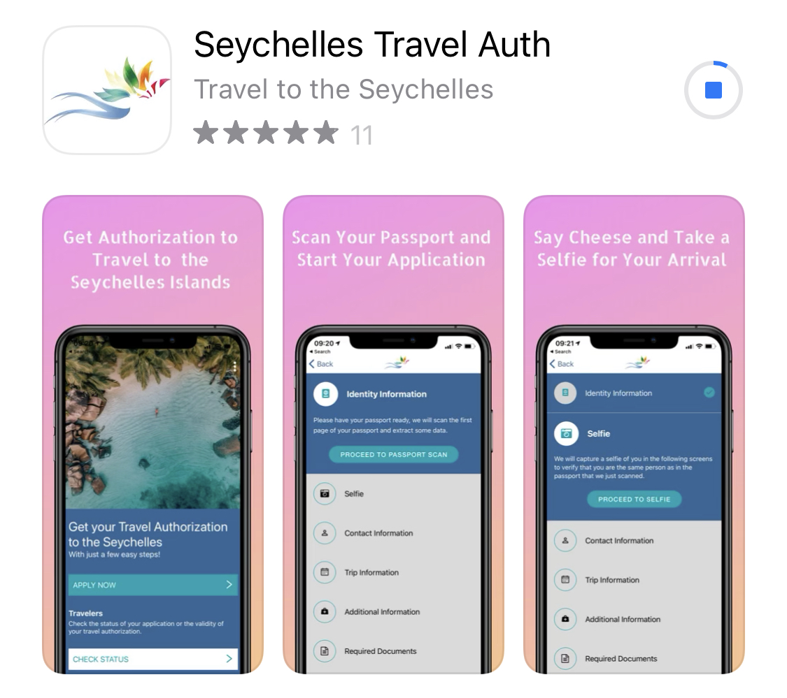 travel health authorization seychelles