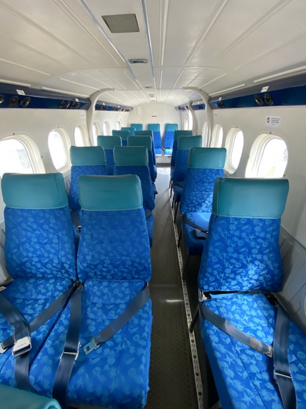19 seats on Air Seychelles Twin Otter