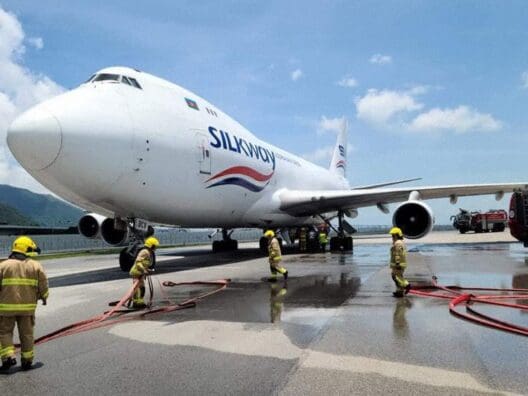 Silk Way Airlines Boeing 747 Performs Rejected Takeoff Following Engine Failure
