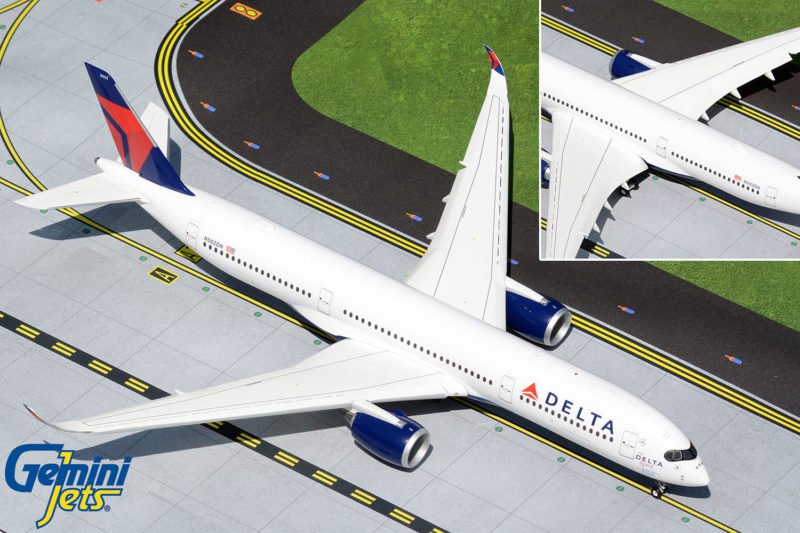 GeminiJets G2DAL997F 1:200 Delta Air Lines Airbus A350-900 "The Delta Spirit" (Flaps/Slats Extended) N502DN