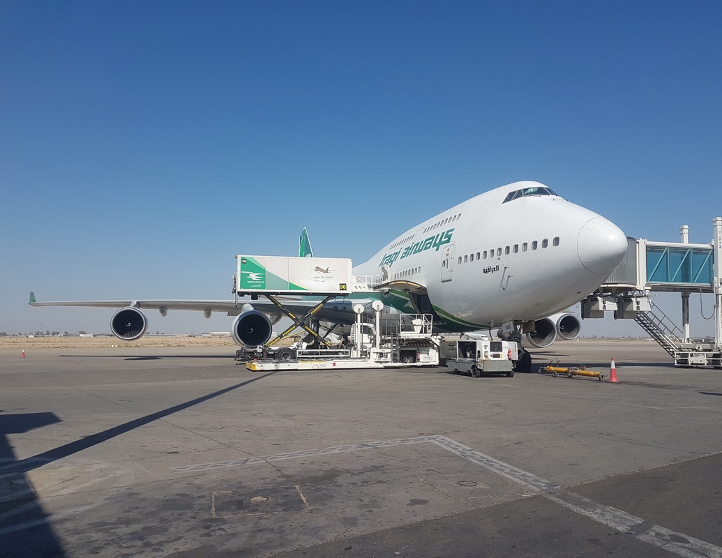 Trip Report: Iraqi Airways B747-400 Baghdad to Minsk