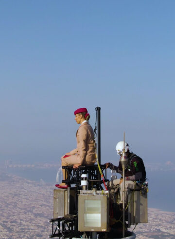 Behind the Scenes of Emirates Commercial - We're At Top of the World