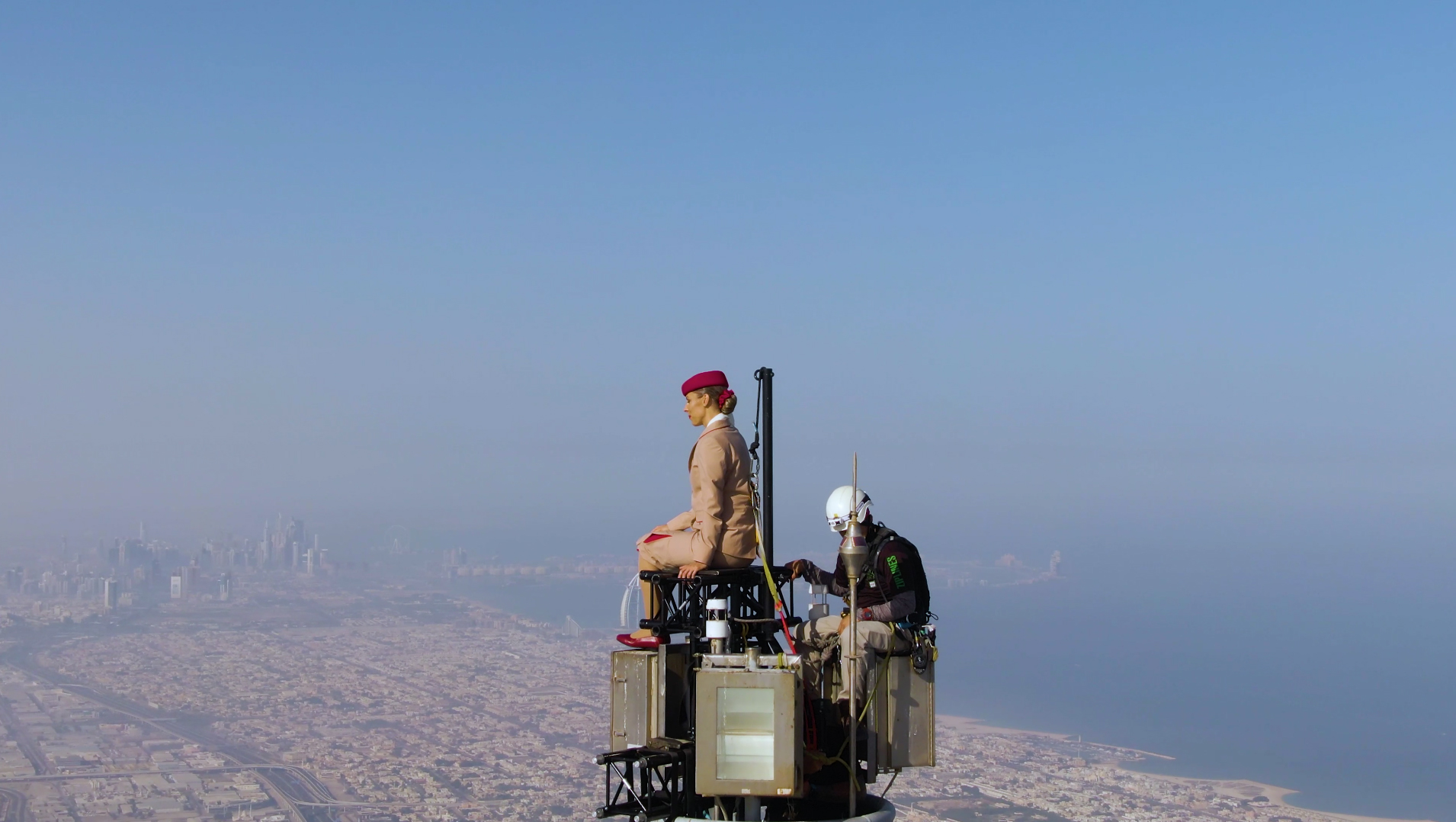Behind the Scenes of Emirates Commercial - We're At Top of the World