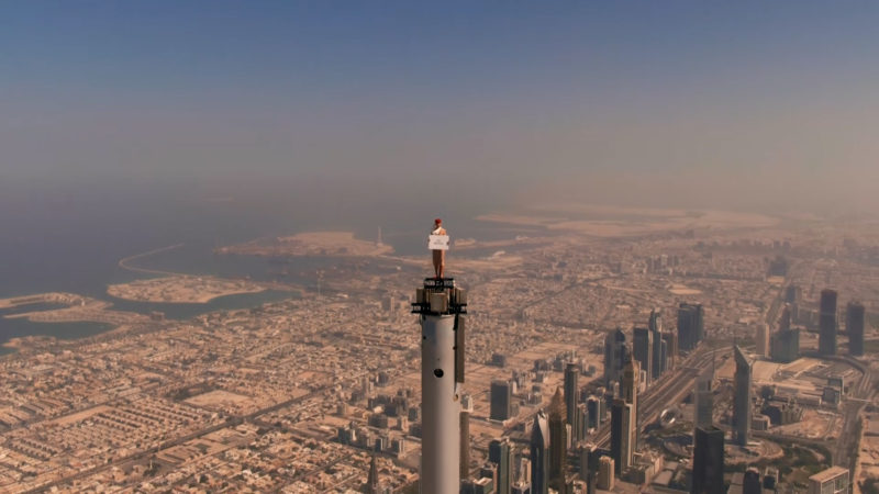 Behind the Scenes of Emirates Commercial - We're At Top of the World