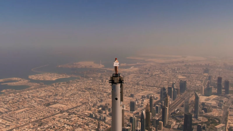 Behind the Scenes at Emirates Commercial - We're on Top of the World