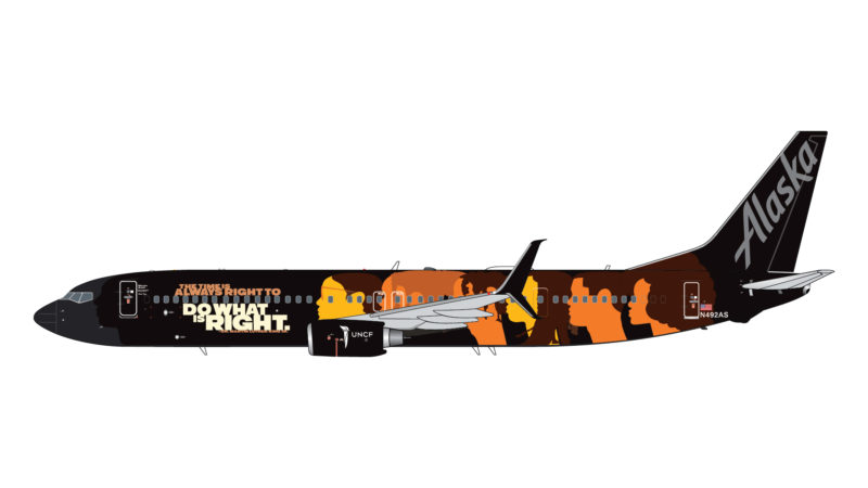 Geminijets G2ASA1016 1:200 Alaska Airlines Boeing 737-900ER "Our Commitment" N492AS