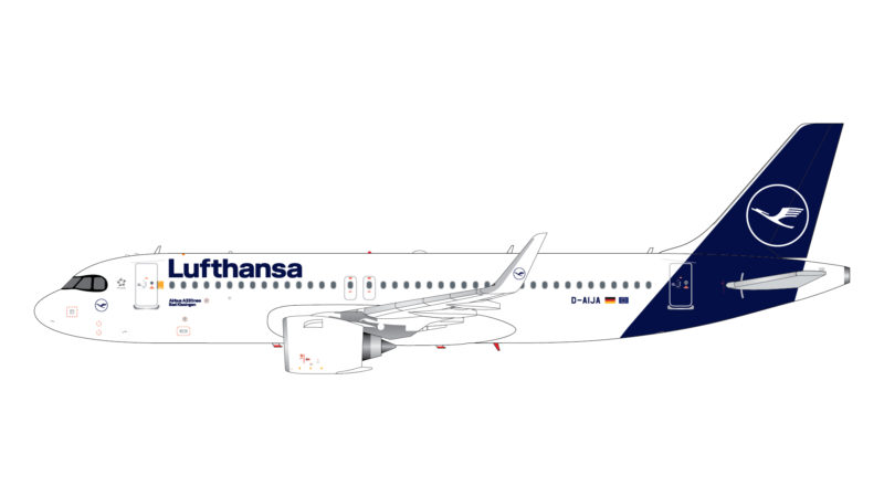 GeminiJets G2DLH816 1:200 Lufthansa Airbus A320neo D-AIJA