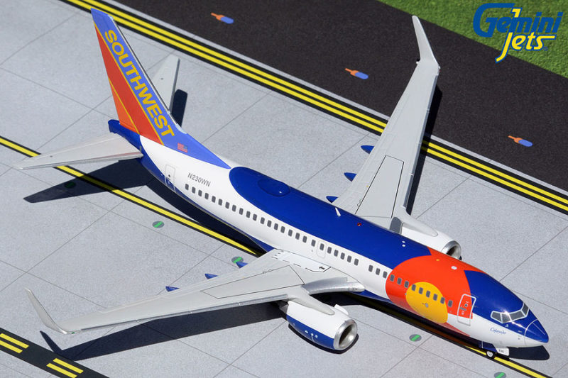 GeminiJets G2SWA460 1:200 Southwest Airlines 737-700 "Colorado One" N230WN