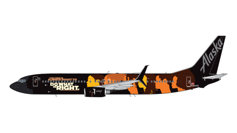 GeminiJets GJASA2026 1:400 Alaska Airlines Boeing 737-900ER "Our Commitment" N492AS
