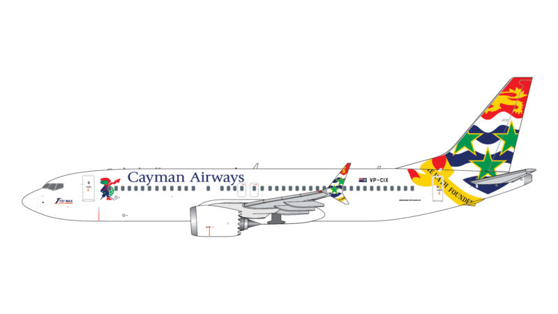 GeminiJets GJCAY1878 1:400 Cayman Airways Boeing 737 MAX 8 VP-CIX