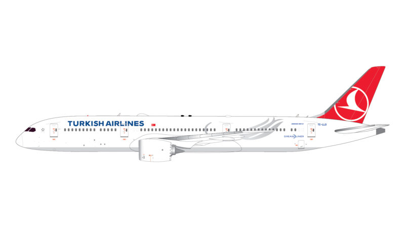 GeminiJets GJTHY2018 1:400 Turkish Airlines Boeing 787-9 Dreamliner TC-LLO