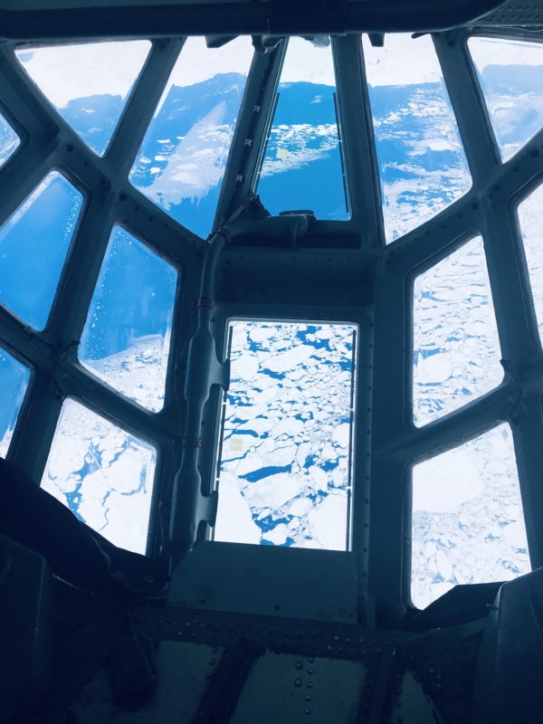 a view from inside of a plane