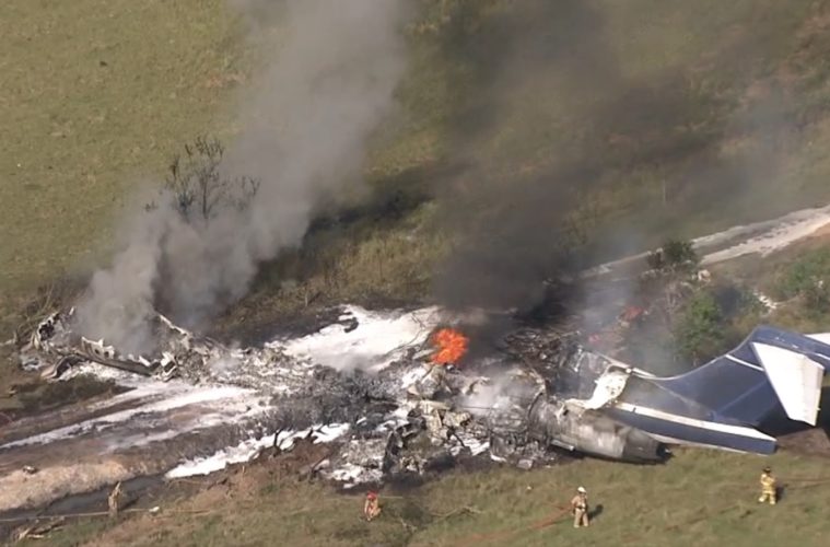 Corporate MD-87 Crashes at Houston Executive Airport