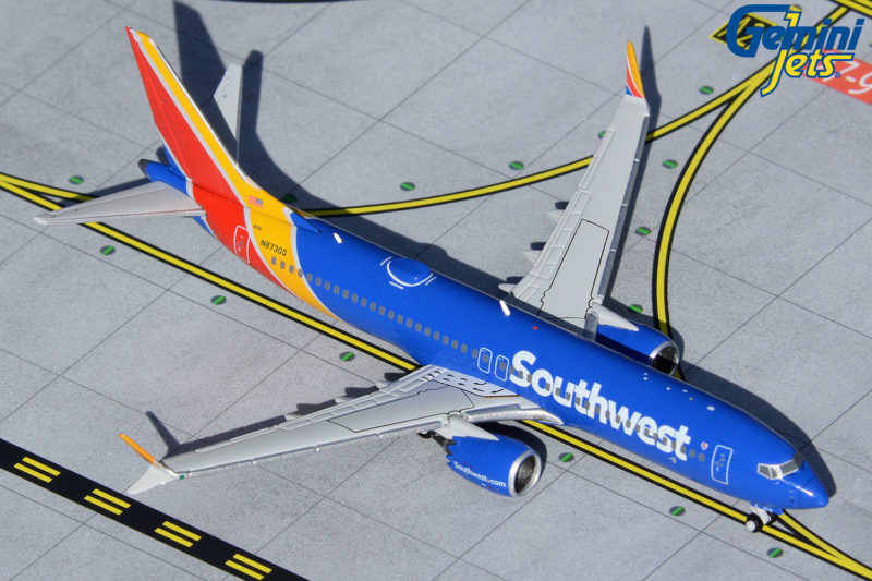 GeminiJets GJSWA2017 1:400 Southwest Airlines Boeing 737 MAX 8 N8730Q