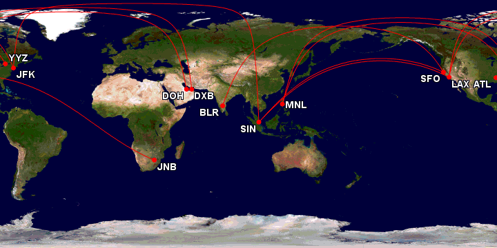 Bangalore To Usa Distance By Road The 10 Longest Non-Stop Flights In The World In 2021 - Samchui.com