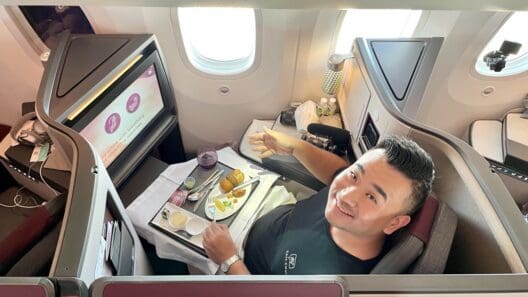 Qatar Airways B787-9 Business Class