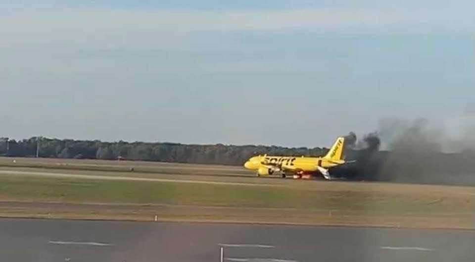 Spirit Airlines A320neo Suffers From Engine Fire After Bird Strike